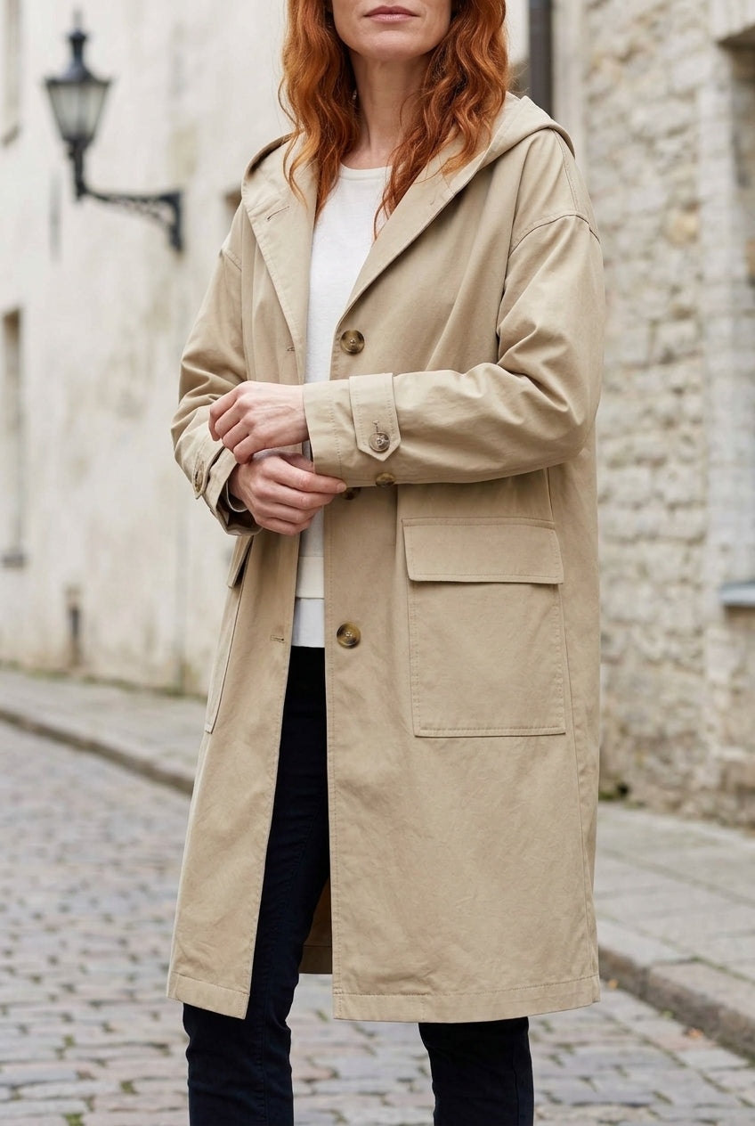 Ripley | Waterproof Hooded Trench Coat