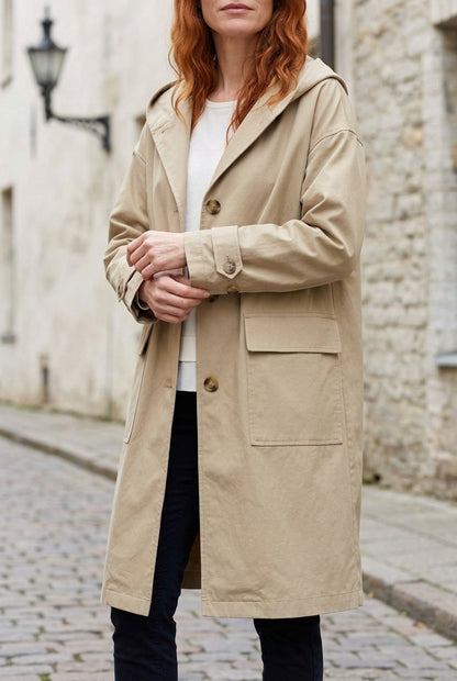 Ripley | Waterproof Hooded Trench Coat