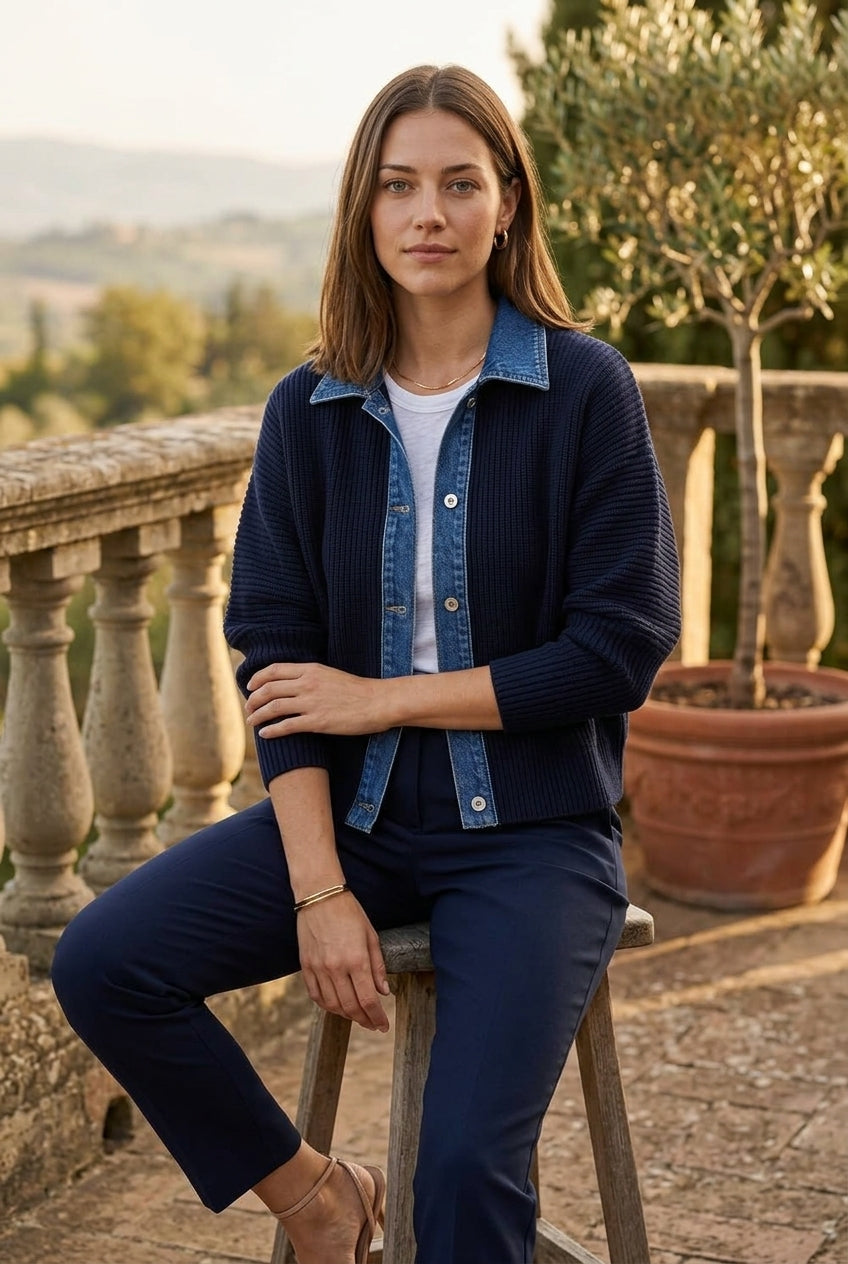 Ditise | Wool Cashmere Cardigan