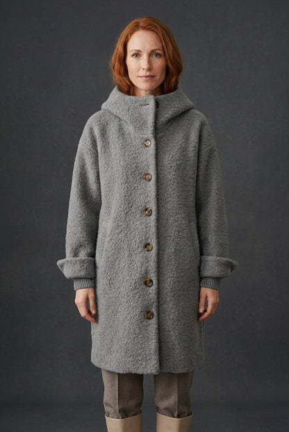 Orla | Women's Warm Classic Tailored Coat with Pockets
