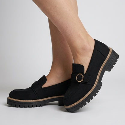 Jasmine | Platform Loafer Shoes