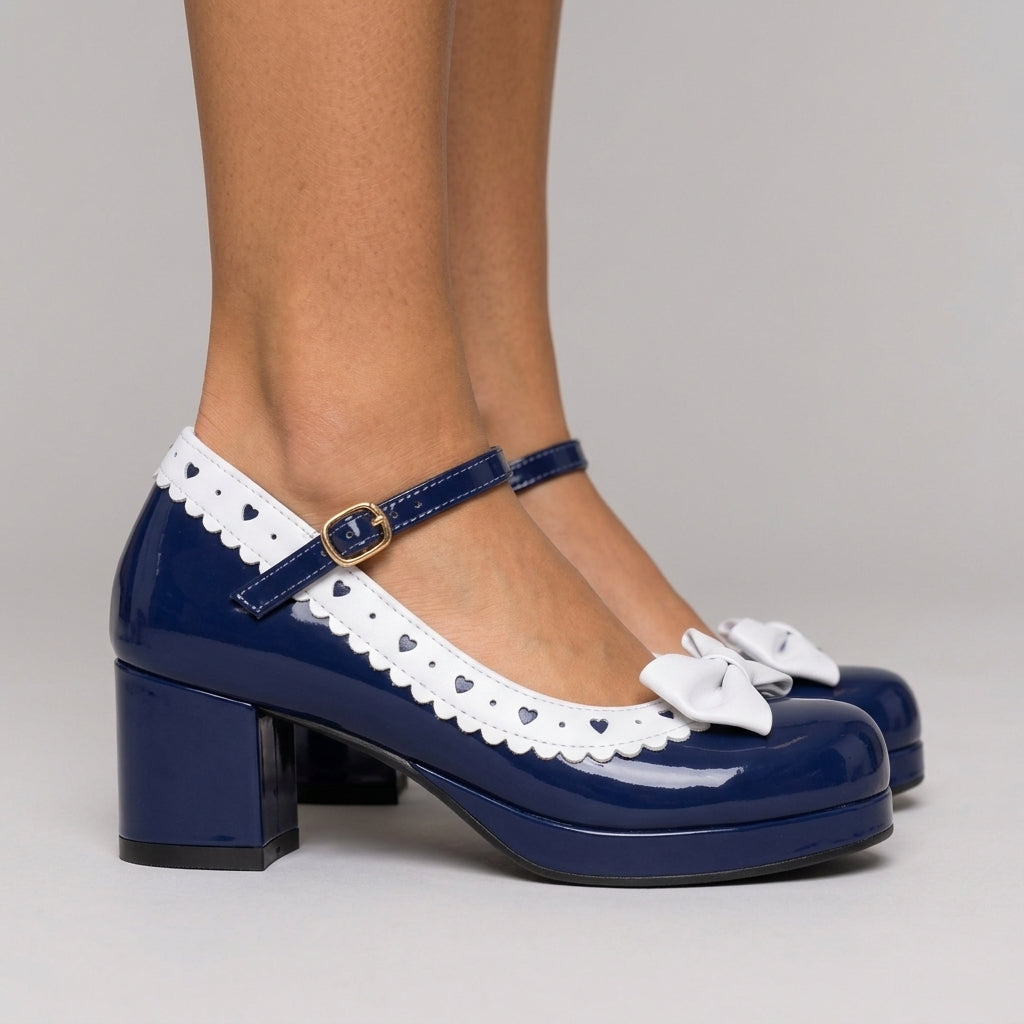 Maxine | Patent Bow-Tie Loafer