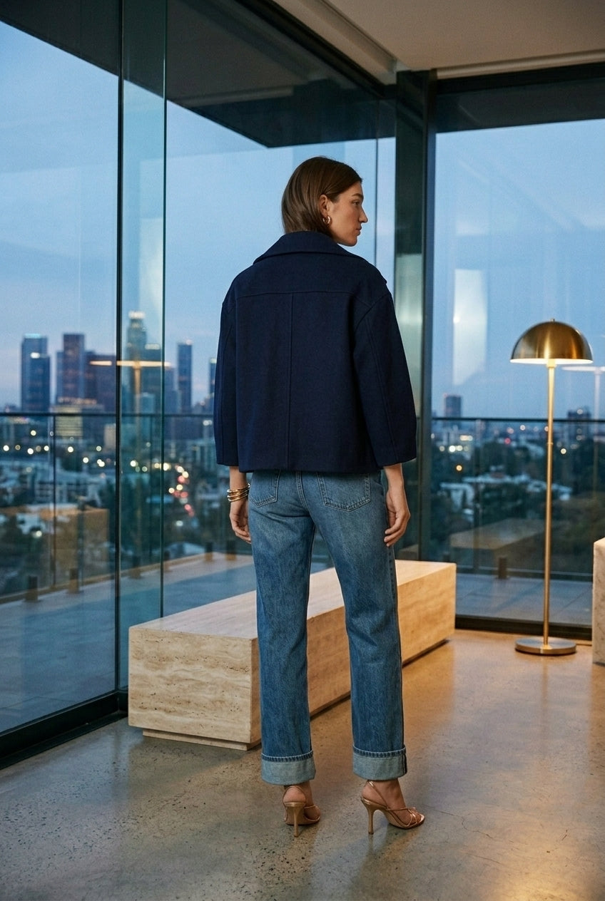 Mina | Boxy Cropped Blazer