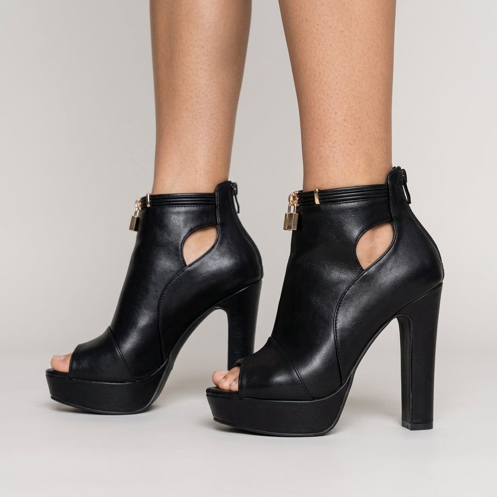 Fabiola | Open-Toe Platform Heels