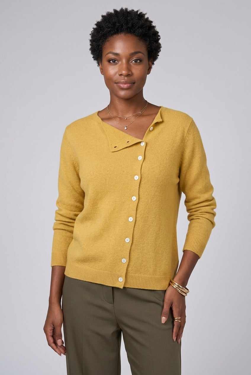 Annabel Emmanuelle | V-Neck Button-Down Cardigan