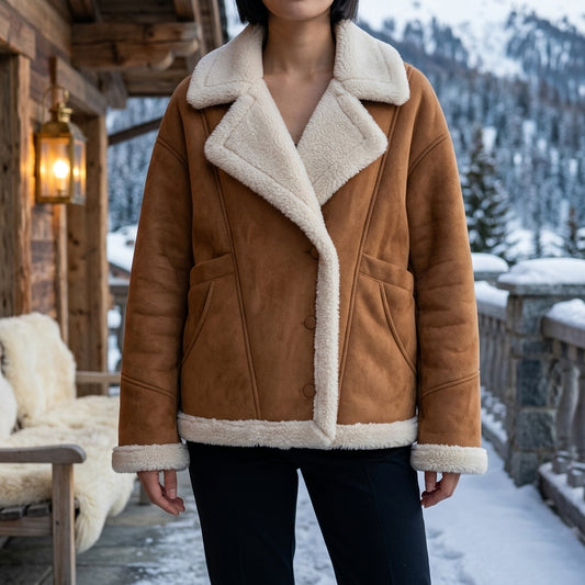 Osla | Oversized Shearling Coat