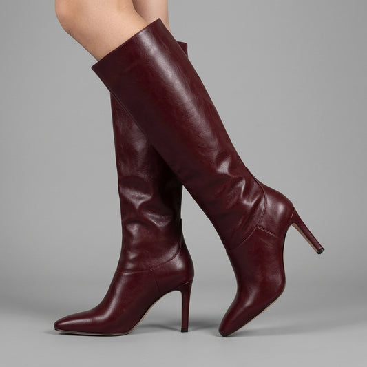 Rikke | Zip-Up Block Heel Boots