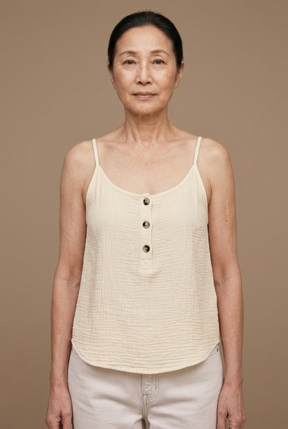 Elegant Button-Front Blouse for Women, Strap Detail Lightweight, for Work, Casual, Date Night & Everyday Wear