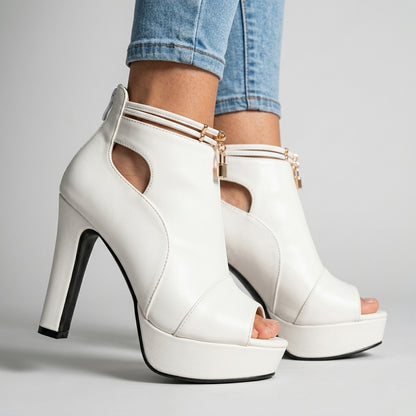 Fabiola | Open-Toe Platform Heels