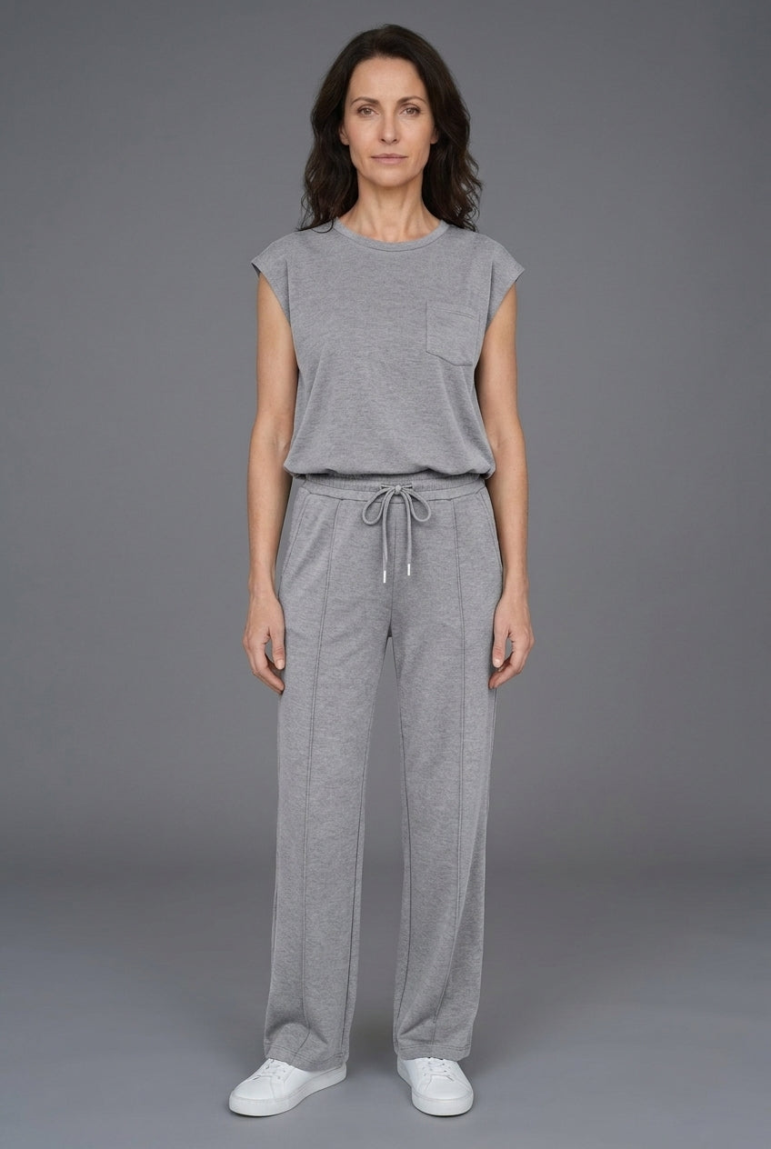 Relaxed Lounge Set for Women, Soft Breathable Co-Ord Matching Top & Bottom, for Casual Wear, Lounging & Everyday