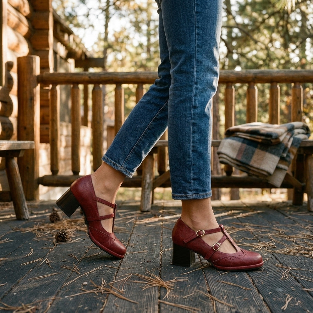 Bianca | Leather Brogue Loafers