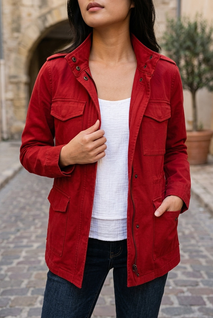 Aida | Utility Drawstring Jacket