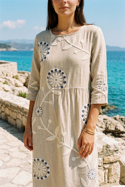 Jessamine | Mid-Sleeve Relaxed Dress