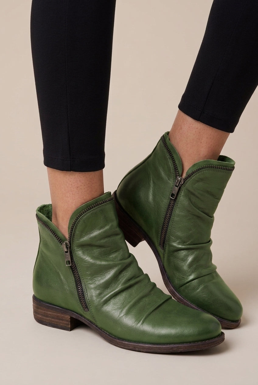 Supportive Orthopedic Ankle Boots for Women, Cushioned Insole Structured Heel, for Work, Everyday & Casual Wear