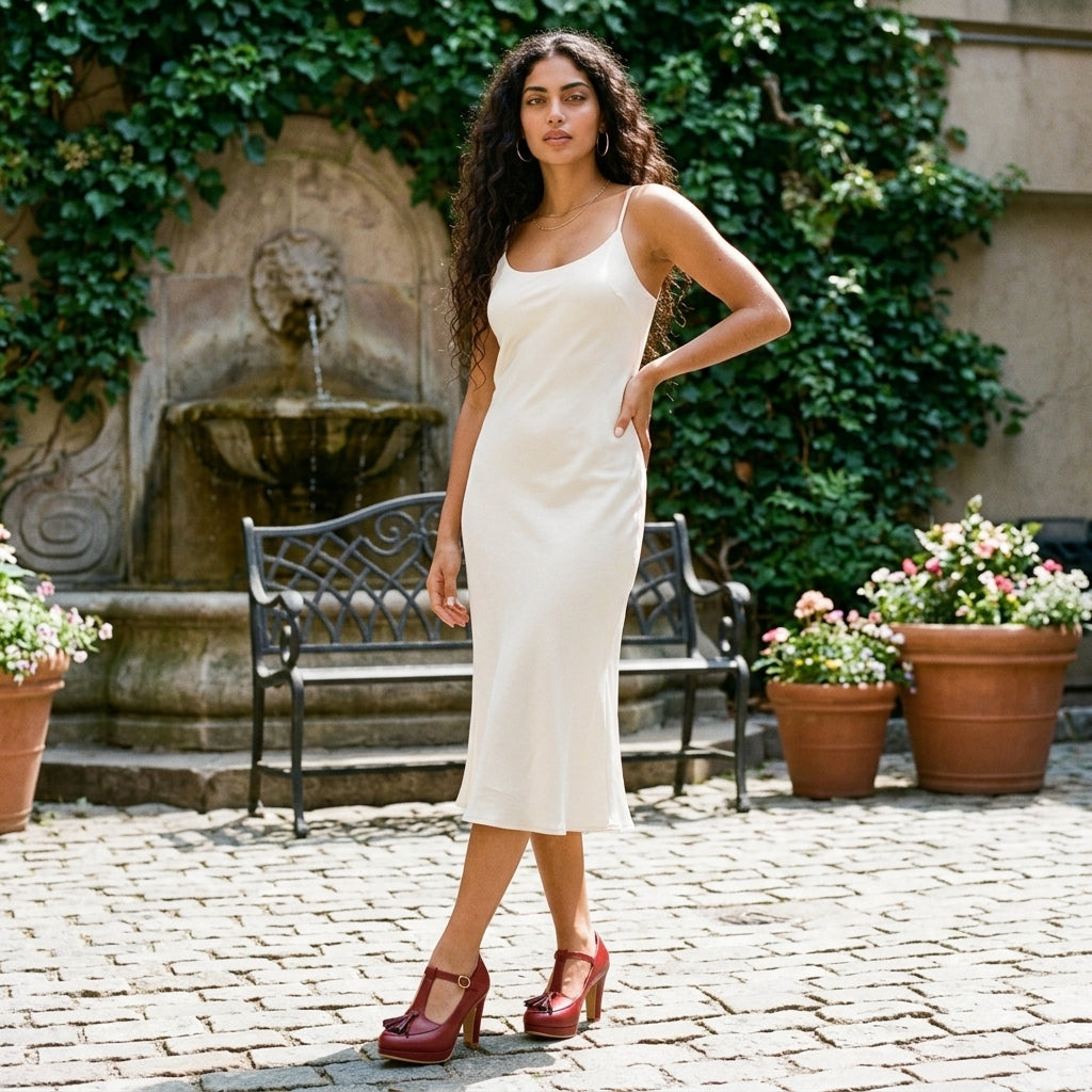 Ingrid Emmeline | Tassel Block Heel Pump