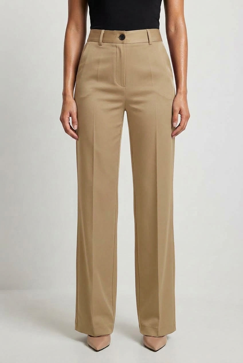 Luna | High-Waisted Wide-Leg Dress Pants