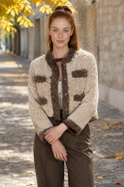 Sablis | Vintage Patchwork Crop Jacket