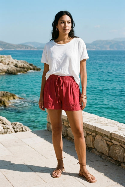 Fabienne | Relaxed Linen Shorts