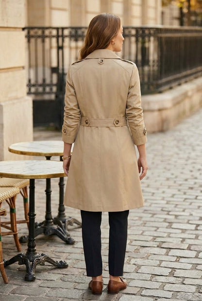 Wava | Single-Breasted Trench Coat