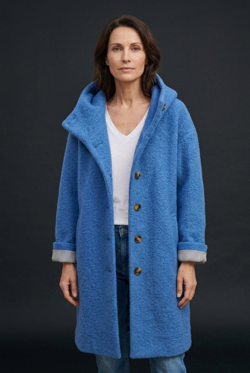 Sleek Jacket for Women, Lightweight Warm Tailored Long-Sleeve, for Commute, City, Work & Everyday Wear