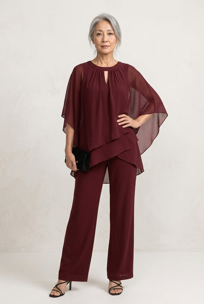 Isabeau Wynn | Cape-Style Two-Piece Set