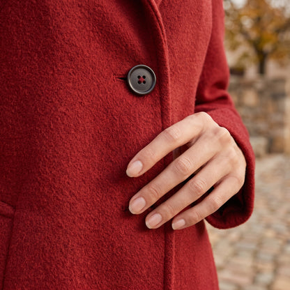 Grear | Button-Front Wool-Blend Coat