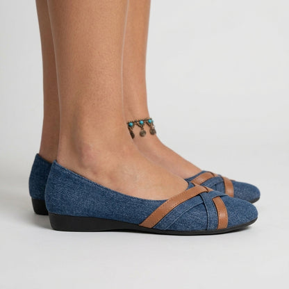 Nadege | Canvas Slip-On Flats