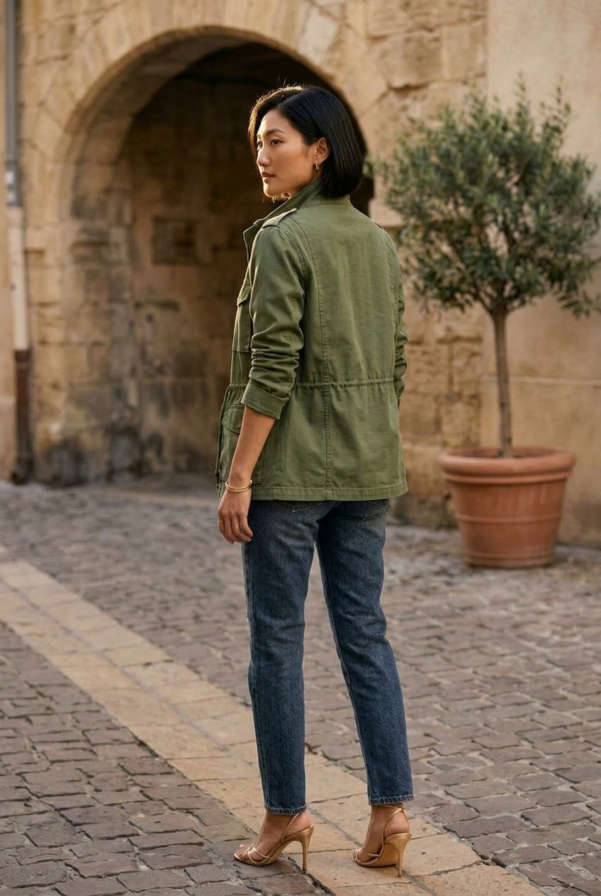 Aida | Utility Drawstring Jacket