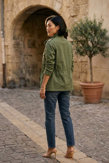 Aida | Utility Drawstring Jacket