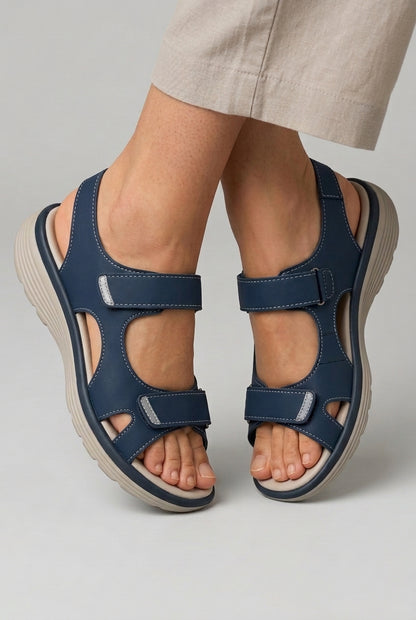 Orthopaedic Sandals for Women, Cushioned Supportive Arch Alignment Anti-Slip Sole, for Walking, Everyday Wear, Comfort &