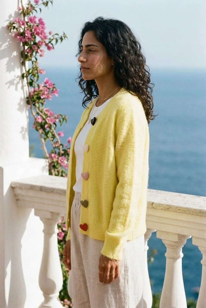 Enida | Knit V-Neck Cardigan