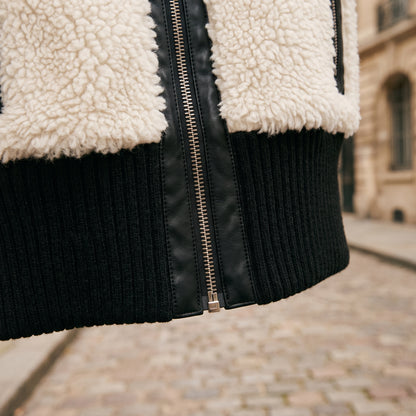 Astis | Patchwork Teddy Jacket