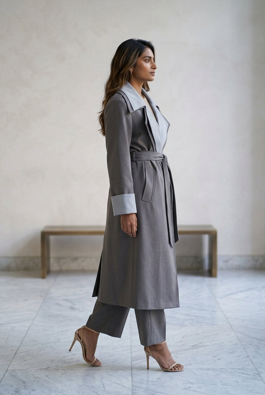 Alara | Double Lapel Trench Coat