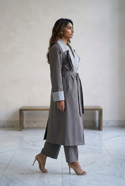 Alara | Double Lapel Trench Coat
