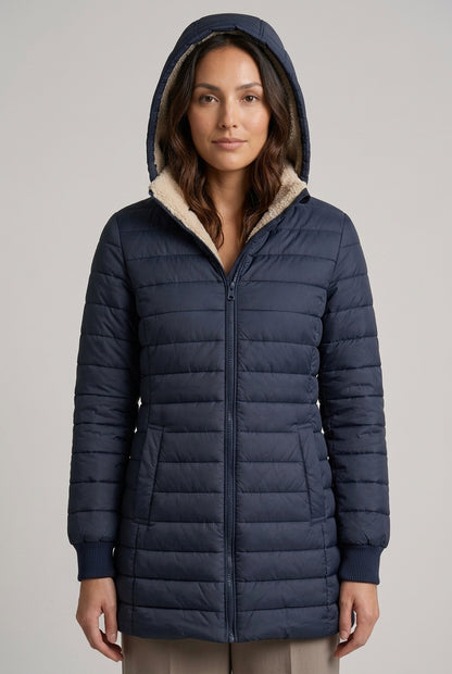 Cleo | Women's Sherpa-Lined Structured Winter Coat