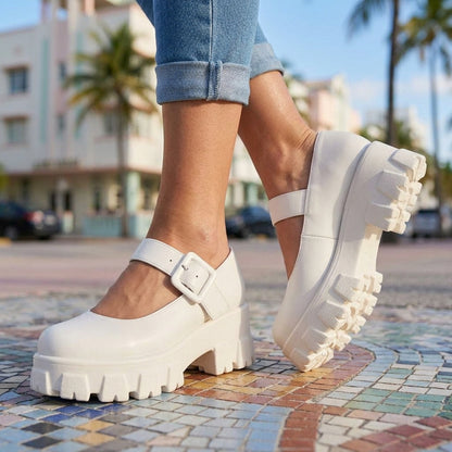 Marjolaine | Mary Jane Platform Heels