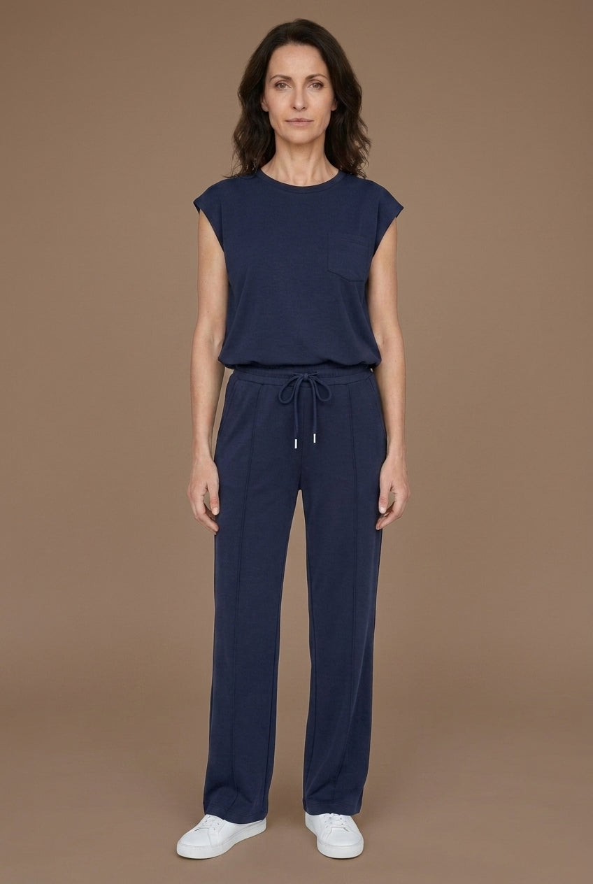 Relaxed Lounge Set for Women, Soft Breathable Co-Ord Matching Top & Bottom, for Casual Wear, Lounging & Everyday