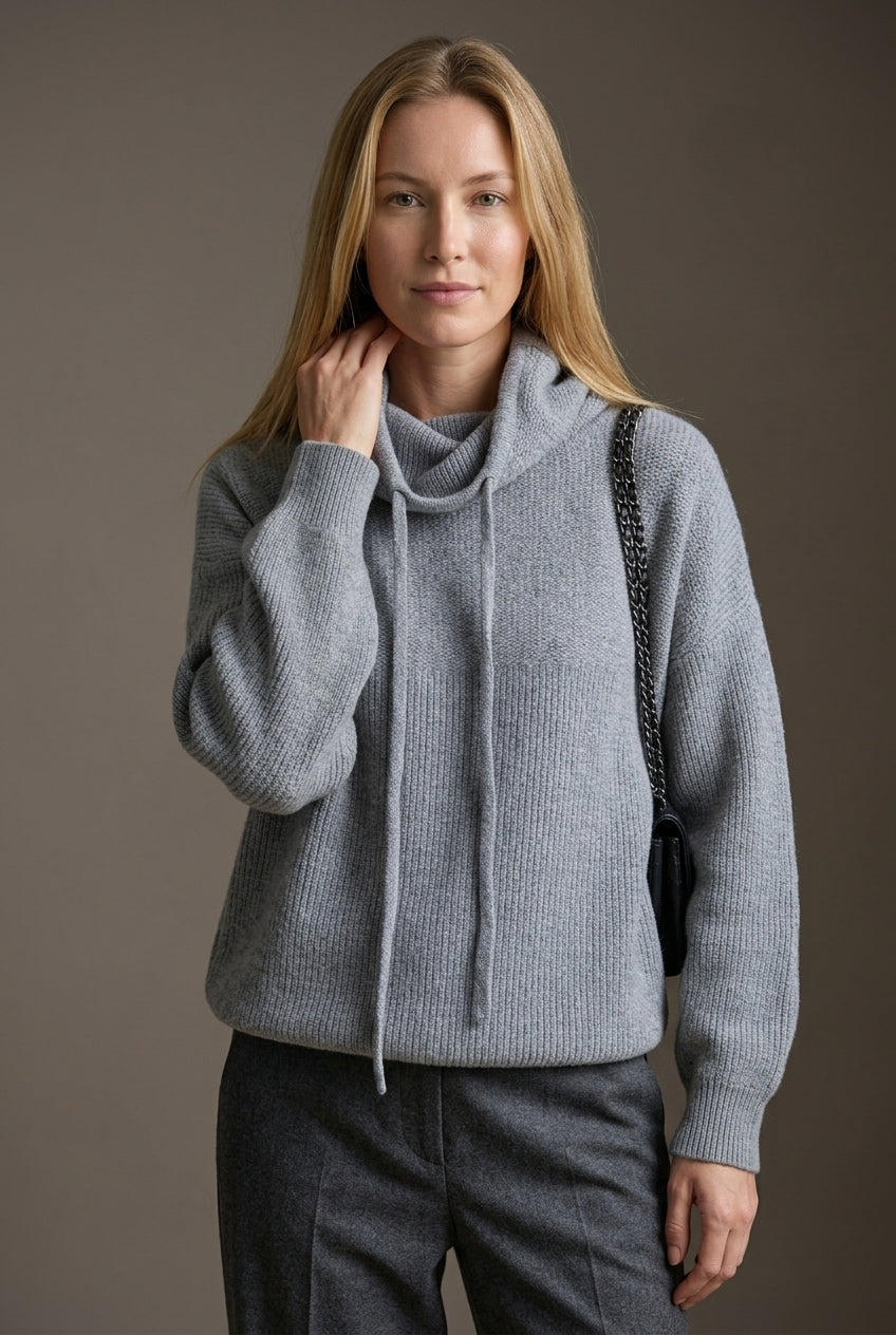 Oria | Cozy Knit Hoodie