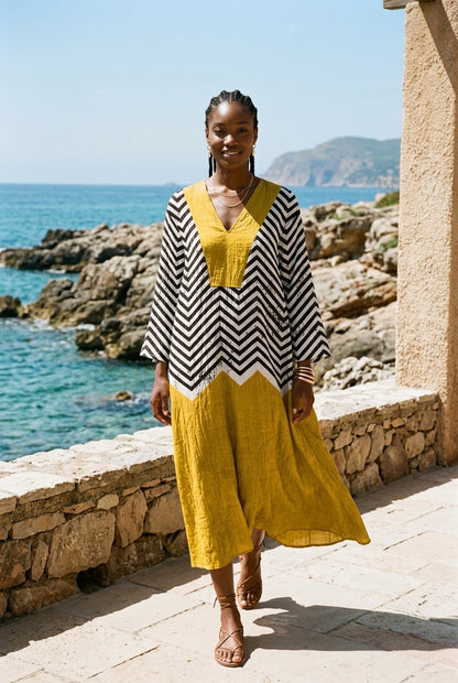 Jehane | Geometric Woven Dress