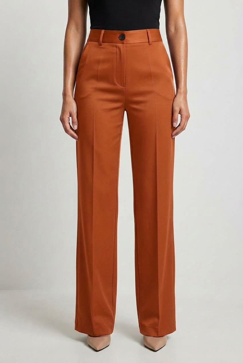 Luna | High-Waisted Wide-Leg Dress Pants