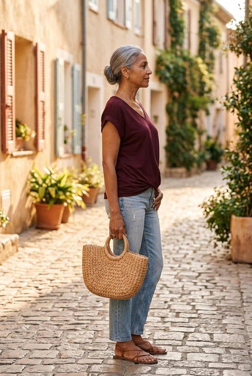Ariadne | Relaxed V-Neck Top