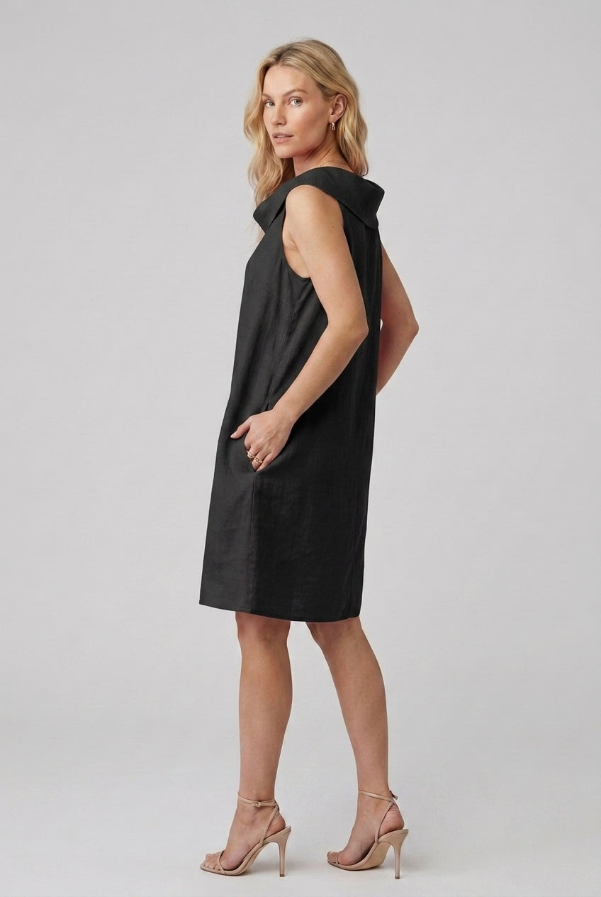 Quiterie | Sleeveless Round Neck Dress