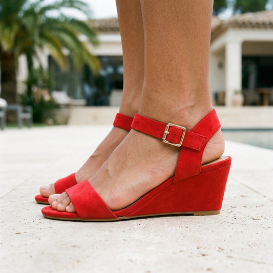 Ferdinande Mabel | Open Toe Wedge Sandal