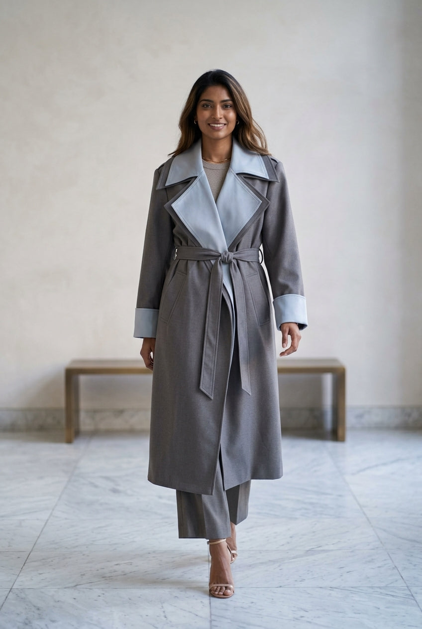 Alara | Double Lapel Trench Coat