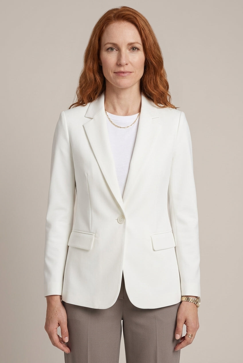 Tailored Blazer for Women, Structured Long-Sleeve Lightweight, for Work, Office, Evening & Everyday Wear
