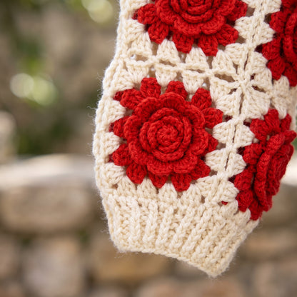 Ulea | Handmade Wool Floral Cardigan