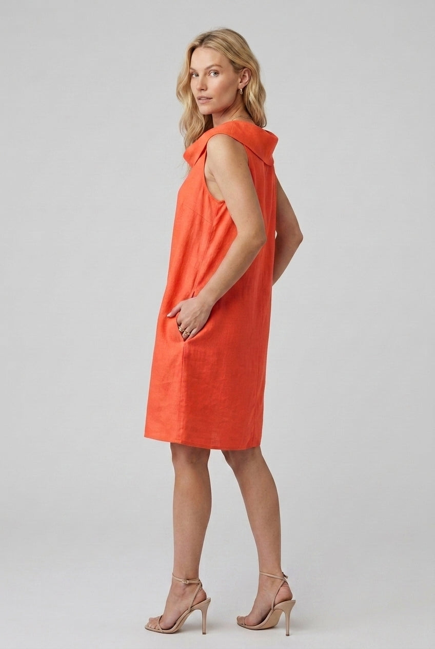 Quiterie | Sleeveless Round Neck Dress