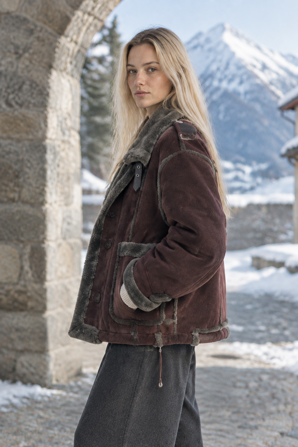 Drise | Vintage Plush Winter Coat