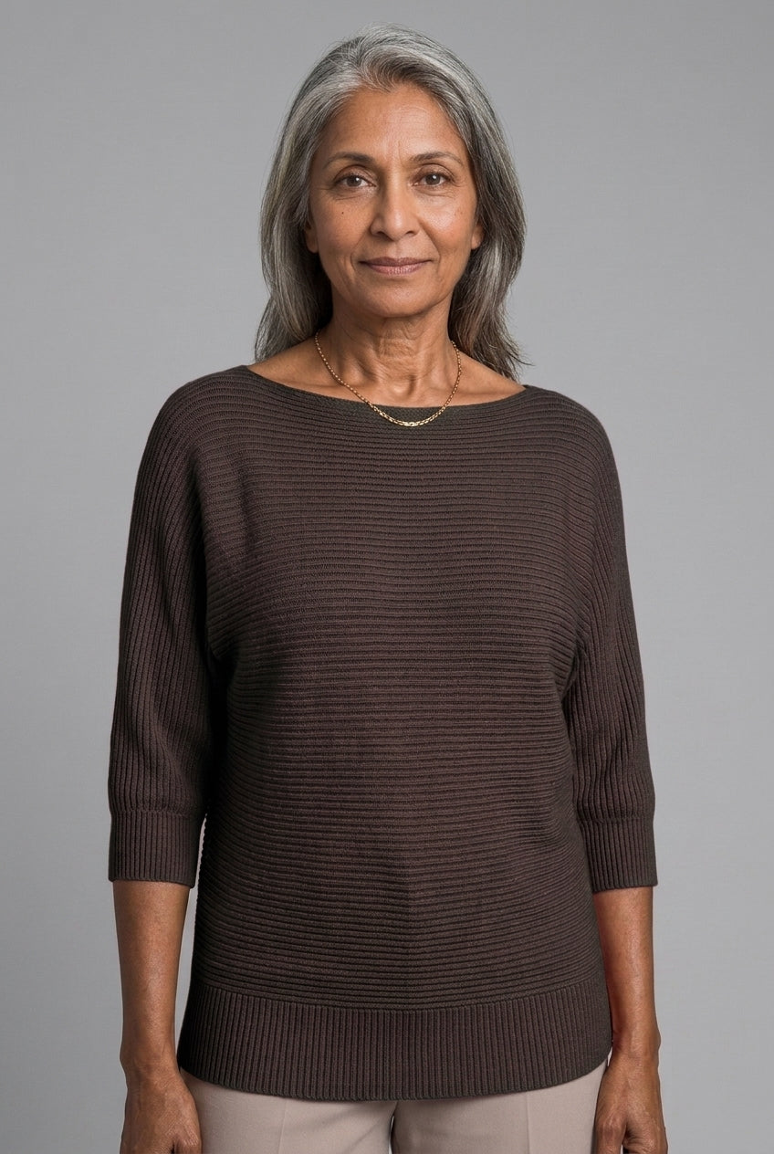 Ferdinande Anouk | Ribbed Cotton-Blend Sweater