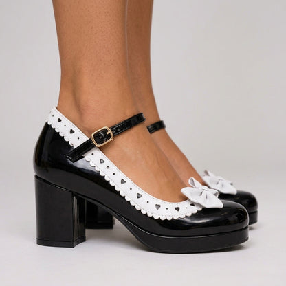 Maxine | Patent Bow-Tie Loafer
